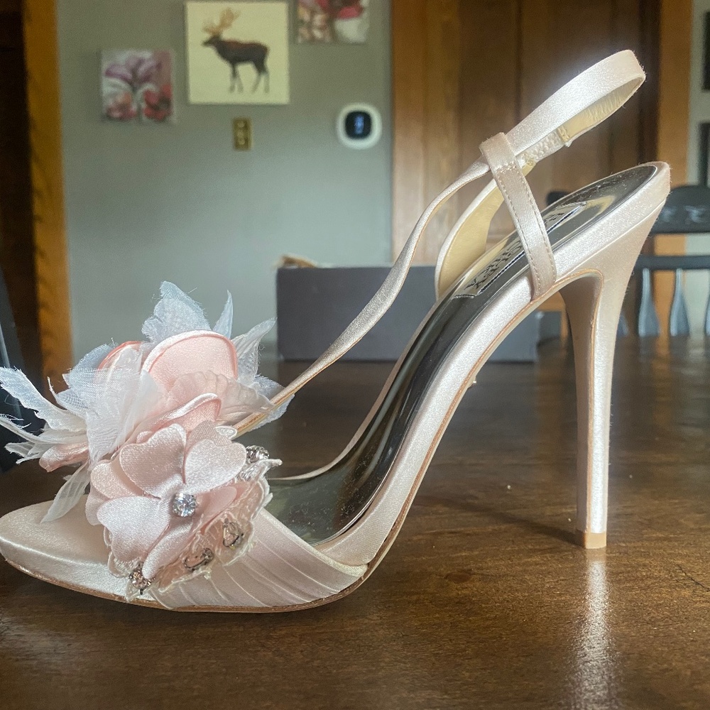 Badgley Mishka wedding shoes